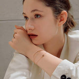 Double layer waist bracelet
