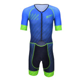 Slim racing bike short-sleeved jumpsuit