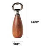 Bottle Opener Black Walnut Corkscrew Easy To Carry Launcher Kitchen Gadget Tools