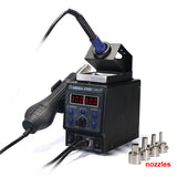 YIHUA 8786DI Iron Digital Hot Air Gun Soldering Welding Rework Station Phone Repair BGA SMD Solder Tool Sleep Function