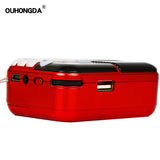 Fm Mini Portable TF Digital Display Radio Lithium Battery Charging Small Radio USB Interface