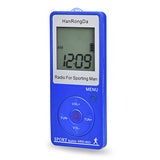 FM AM FM medium wave motion meter with built-in lithium battery charging radio conference receiver