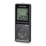 FM AM FM medium wave motion meter with built-in lithium battery charging radio conference receiver
