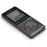 FM AM FM medium wave motion meter with built-in lithium battery charging radio conference receiver