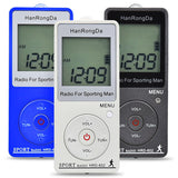 FM AM FM medium wave motion meter with built-in lithium battery charging radio conference receiver