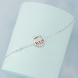 Sterling Silver Women's White Bracelet