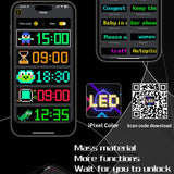 LED On Car Rear Window Blutooth APP Control Flexible led RGB Panel Pixel Pattern Graffiti Text Animation Display