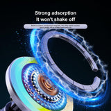 Bright Ambient 15w Magnetic Wireless Car Charger Phone Holder with Hands-free Mount for Fast