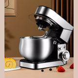 Electric Stand Food Mixer Stainless Steel Chef hine 5L Bowl Cream Blender Knead Dough Cake Bread Whisk Egg Beater