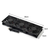 Three-fan High-performance 360mm X 120mm Usb Router Fan Efficient Laptop Host Case Solution with Big for Micro
