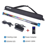 Sokani X25 25W RGB LED Video Light Handheld Tube Wand Stick CTT Photography Lighting 3000mAh APP Control for YouTube Tiktok