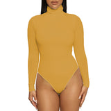 Base Base Women's Turtleneck Long Sleeve Slim Fit Jumpsuit