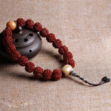 Nepalese Machine Brushed Small King Kong Bodhizi Bracelet