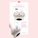 1 Pcs Baby Bottle 5-In-1 Multifuntion Breast Milk Warmer With Timer EU Plug