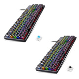Gaming nical Keyboard Punk Backlit Replaceable Wired Keypad