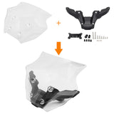 Motorcycle Windshield - Front Windscreen Protector, Air Wind Deflector, Modification Accessory Replacement for MT-09 SP 2024.