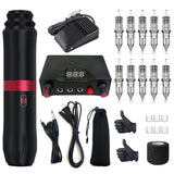 Set Motor Pen Complete Robert hine Tattoo Equipment Maquinas Para Tatuar Profesional Kit