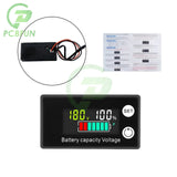 8V-100V Voltmeter DC Capacity Indicator Power Meter Lithium LiFePO4 Lead-acid Cell 12V 24V 48V for 6133A LCD Battery