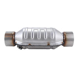 Universal Catalytic Converter 3 Inch 400 Cells High Flow Muffler Catalytic Converter Euro 1 Round Stainless Steel