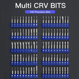 120 in 1 Precision Electric Screwdriver for Xiaomi Phone Laptop Strong Magnetic Screwdriver Set Mini Rechargeable Screwdrivers