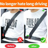 Car Adjuster Seat Belt Buckle Universal Shoulder Neck Strap Positioner Improve Driving Comfort For