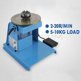 10KG Rotary Welding Positioner Turntable Table High Positioning Accuracy Suitable for Cutting, Grinding, Assembly
