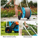 Watering Hose Sprinkler High Pressure Wash Garden Storage Car Frame Water Gun Tool Set