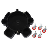 Rolling Bucket Dolly Effective Hold Easy Operation Car Wash Detailing Bucket Dolly Multifunctional Heavy Duty for Paint Assist