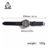 CRUSHER Portable Manual Tobacco Grinder Watch Zinc Alloy Dry Herb Spice Herbal Crusher Grinders for Smoking Accessories
