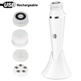 Sonic Facial Cleansing Brush Exfoliator Waterproof Face Scrubber Skin Care Tools Facial Massger For Dropshipping