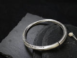 Mobius ring silver bracelet