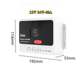 PWM Charge 10A-60A with LCD Display Solar Photovoltaic Controller System 12V/24V for Lead-acid Lithium Battery