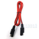 2PCS 200CM 6 Feet 18 Gauge 18AWG to Extension Cable Quick Disconnect Wire Harness SAE Connector 200cm