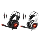 Somic Wired Gaming Headset 7.1 Channel Professional Vibrating LED Light USB Interface Surround Sound Headphone Black