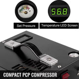 4500PSI Electric High Pressure Barometer Intelligent Automatic Shutdown Air Compressor Pump with Transformer