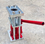 portable manual hand press hydraulic jack hose pipe crimp hine air tube ferrule collar bender