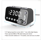 Clock control DAB digital radio, large LED display