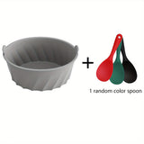 1pc Reusable Cooking Pot Liners, Silicone Slow Cooker Liners, Easy Clean And Leak Proof Cooking Bags, Fit 6 To 8 Quart