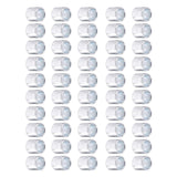 50 Pieces Durable Aluminum Longboard Skateboard Bearing Spacer 10mm X 11mm
