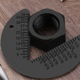 4 Piece Screw Thread Measure Gauge Measurement Size Check Gauges Inspection Standard Metric For The Measurement Of Nut Durable