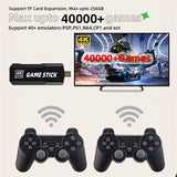 GD10 Retro TV Game Console 4K 60fps HD HDMI Output Ultra Low Latency TV Game Stick 2.4G Dual Handles Portable Home Games Console