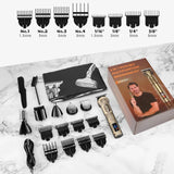 New 6 in 1 Full Body Wash Hair Clipper Resuxi 5618 Multifunctional Head Changing Electric Shaver Ear Nose Trimmer Set