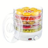 1pc, Electric Food Dryer, Flower Tea Fruit Dryer, Vegetable And Pet Snack Dehydrator, Air Dryer, Food And Fruit Dryer