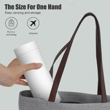 Travel 400ml Stainless Steel Vacuum Insulated Cup Auto Off Electric Kettle Water Boiler Bottle for Tea Coffee