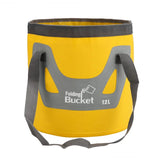 12L/20L Thicken Portable Multifunctional Folding Bucket Outdoor Backpack Camping bucket Hiking Trip Fishing Wash Cleaning Tool