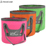 12L/20L Thicken Portable Multifunctional Folding Bucket Outdoor Backpack Camping bucket Hiking Trip Fishing Wash Cleaning Tool