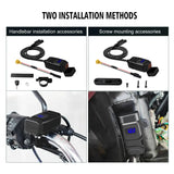 12V Fast Charging Motorcycle USB Chargers 3.0 Power Adapter Digital Bike Moto Motor Motorbike Accessories Electronics Universal