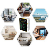 15 in 1 Indoor Digital Co2 Sensor Air Quality Monitors Hcho Tvoc Temperature Humidity Gas Leak Detector