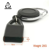 CRUSHER Prevent Loss Pull Out Protective Cover Retractable Clip Key Chain Lighter Holder Leash Smoking Pipes Accessories
