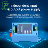 DC12-36V RS485 Repeater Hub 2-Port Communication Isolation Module Signal Amplifier Wireless Transceiver